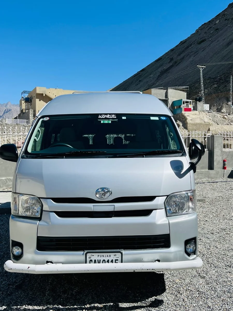 Toyota Hiace Commuter (15-Seater) rental vehicle in Khanpur, Pakistan